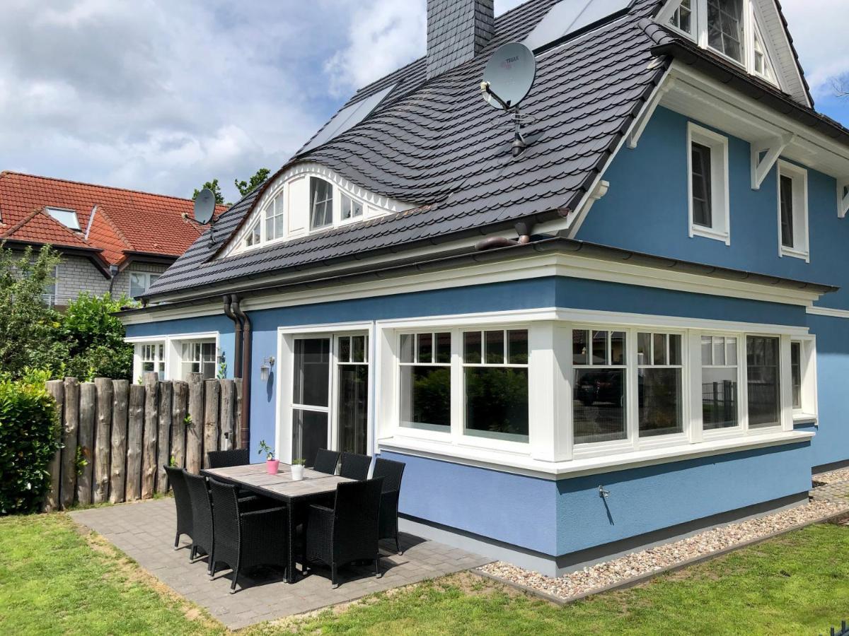 Ostseelagune Zingst, Exklusive Dhh, Strandnah, Sauna, Kamin, 3 Sz, 2 Baeder, Glasfaser, Haustierfrei, Garten Mit Suedterrasse, E-Ladesaeule, 2 Stellplaetze, Strandkorb, Fahrradschuppen, Waschmaschine, Trockner, Nichtraucher Zewnętrze zdjęcie