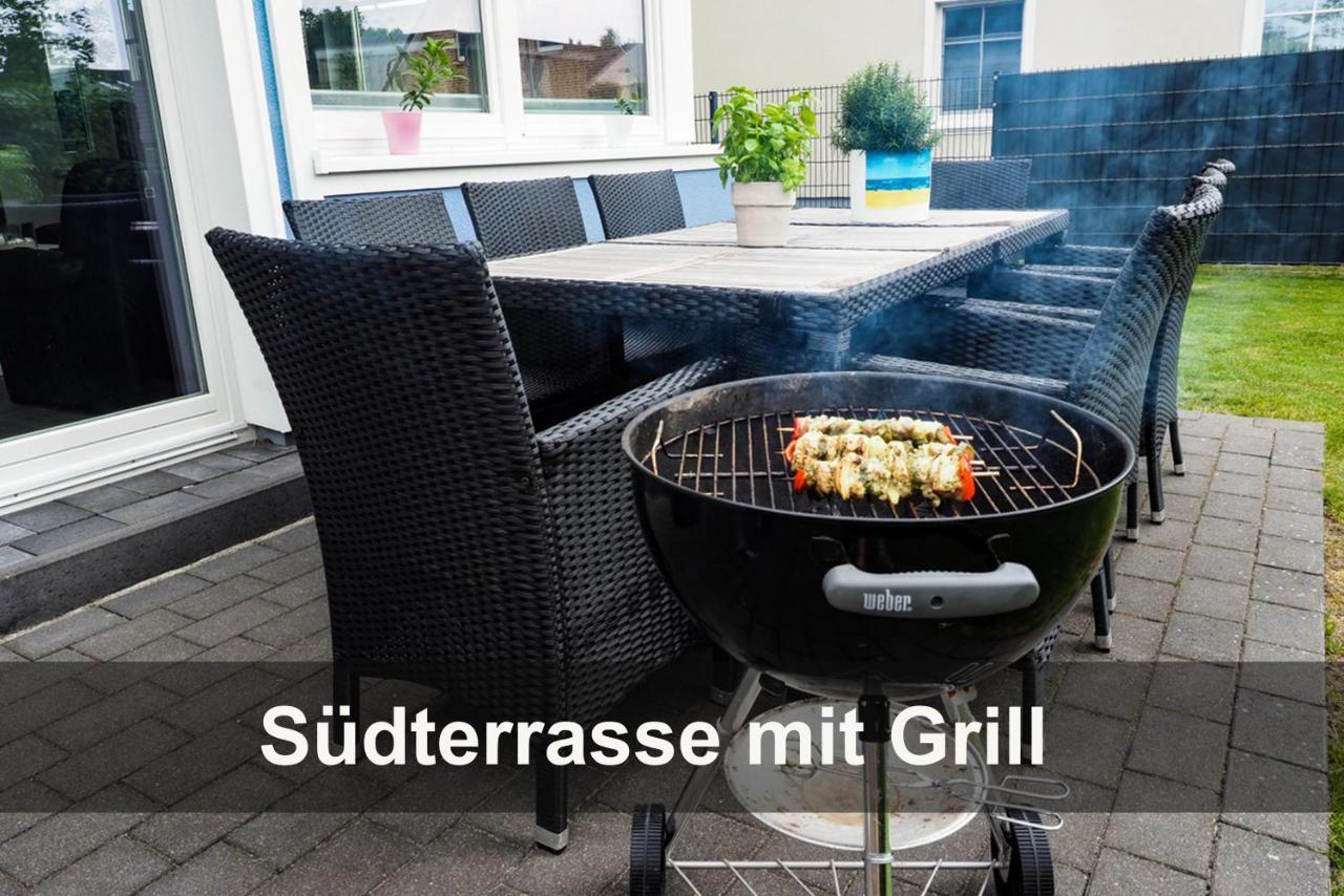 Ostseelagune Zingst, Exklusive Dhh, Strandnah, Sauna, Kamin, 3 Sz, 2 Baeder, Glasfaser, Haustierfrei, Garten Mit Suedterrasse, E-Ladesaeule, 2 Stellplaetze, Strandkorb, Fahrradschuppen, Waschmaschine, Trockner, Nichtraucher Zewnętrze zdjęcie