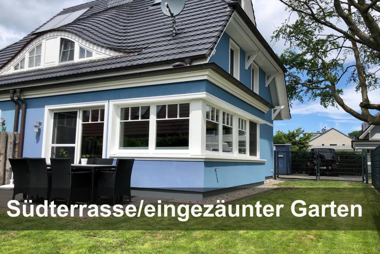 Ostseelagune Zingst, Exklusive Dhh, Strandnah, Sauna, Kamin, 3 Sz, 2 Baeder, Glasfaser, Haustierfrei, Garten Mit Suedterrasse, E-Ladesaeule, 2 Stellplaetze, Strandkorb, Fahrradschuppen, Waschmaschine, Trockner, Nichtraucher Zewnętrze zdjęcie