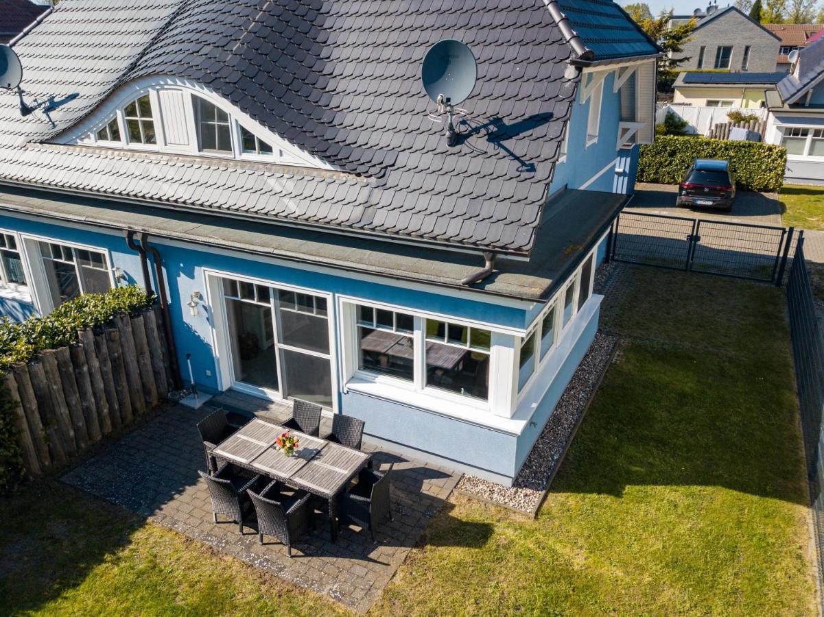 Ostseelagune Zingst, Exklusive Dhh, Strandnah, Sauna, Kamin, 3 Sz, 2 Baeder, Glasfaser, Haustierfrei, Garten Mit Suedterrasse, E-Ladesaeule, 2 Stellplaetze, Strandkorb, Fahrradschuppen, Waschmaschine, Trockner, Nichtraucher Zewnętrze zdjęcie